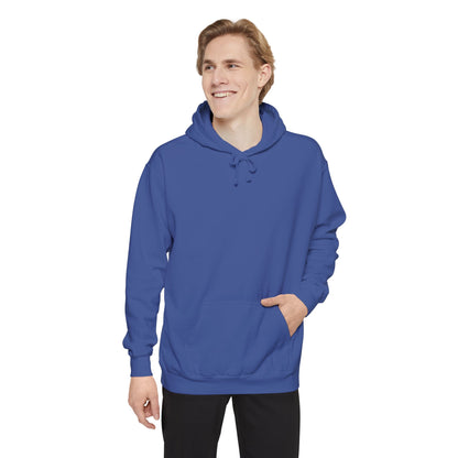 Libra Scale Illustration Hoodie | Vintage Zodiac Astrology Garment-Dyed Sweatshirt