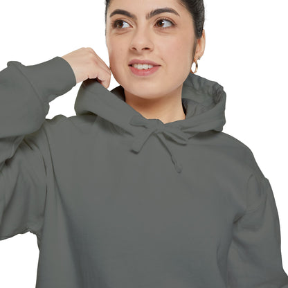 Libra Scale Illustration Hoodie | Vintage Zodiac Astrology Garment-Dyed Sweatshirt