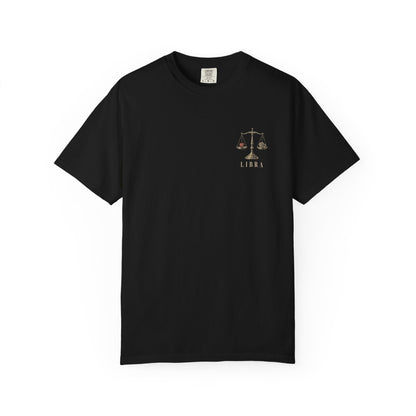 Libra Scale Illustration T-shirt | Zodiac Horoscope Astrological Tee