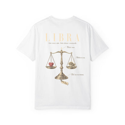 Copy of Libra Scale Illustration T-shirt | Zodiac Horoscope Astrological Tee