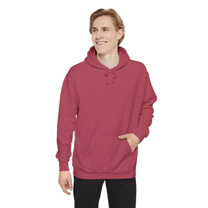Libra Scale Illustration Hoodie | Vintage Zodiac Astrology Garment-Dyed Sweatshirt