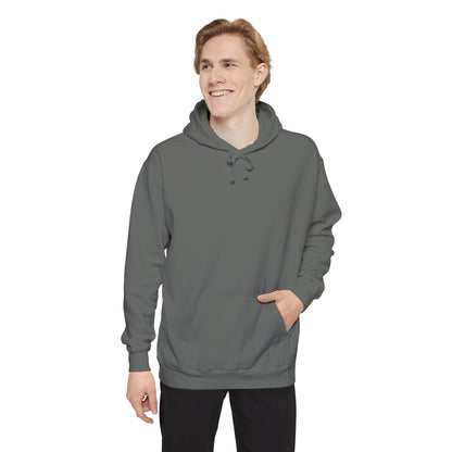 Libra Scale Illustration Hoodie | Vintage Zodiac Astrology Garment-Dyed Sweatshirt