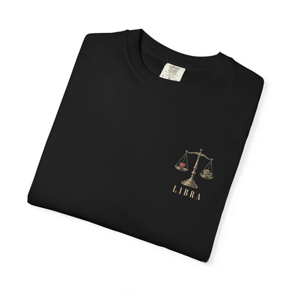 Libra Scale Illustration T-shirt | Zodiac Horoscope Astrological Tee