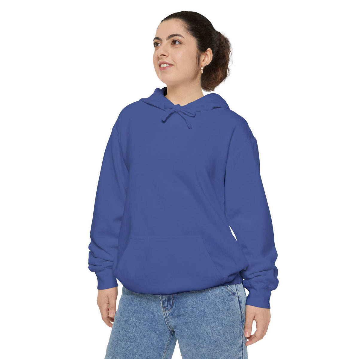Libra Scale Illustration Hoodie | Vintage Zodiac Astrology Garment-Dyed Sweatshirt