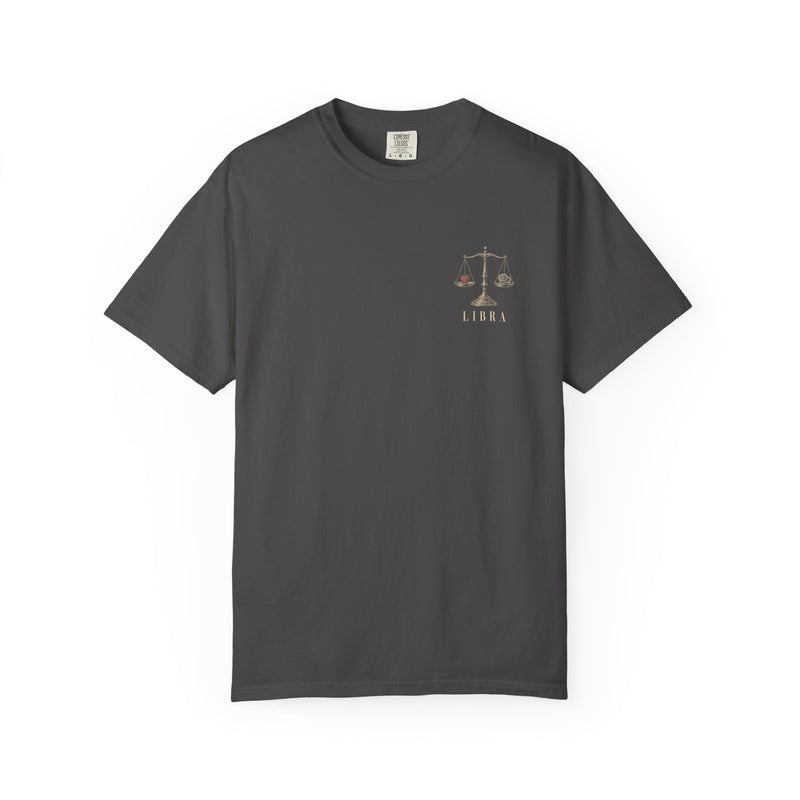 Copy of Libra Scale Illustration T-shirt | Zodiac Horoscope Astrological Tee