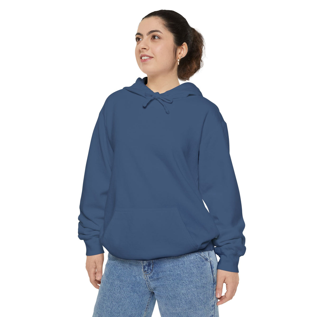 Libra Scale Illustration Hoodie | Vintage Zodiac Astrology Garment-Dyed Sweatshirt