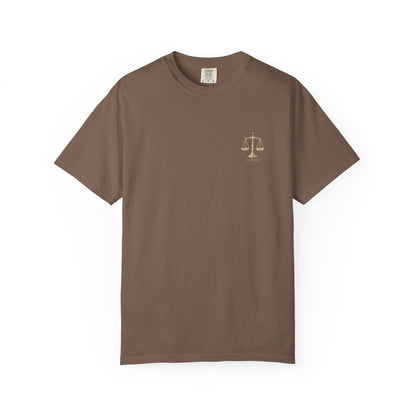 Libra Zodiac T-Shirt — Vintage Scales Astrology Tee