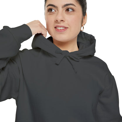 Libra Scale Illustration Hoodie | Vintage Zodiac Astrology Garment-Dyed Sweatshirt