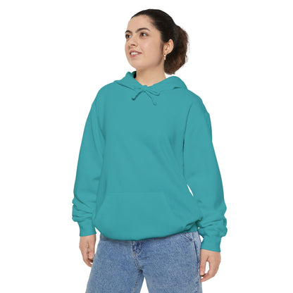 Libra Scale Illustration Hoodie | Vintage Zodiac Astrology Garment-Dyed Sweatshirt
