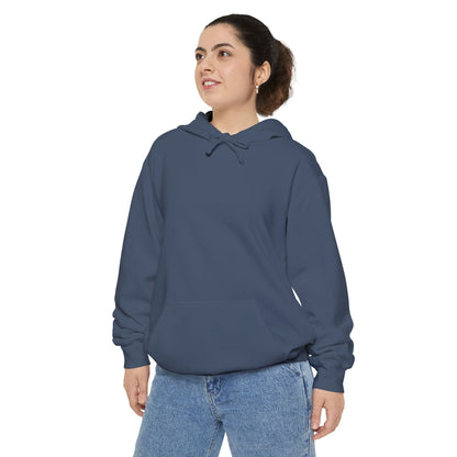 Libra Scale Illustration Hoodie | Vintage Zodiac Astrology Garment-Dyed Sweatshirt