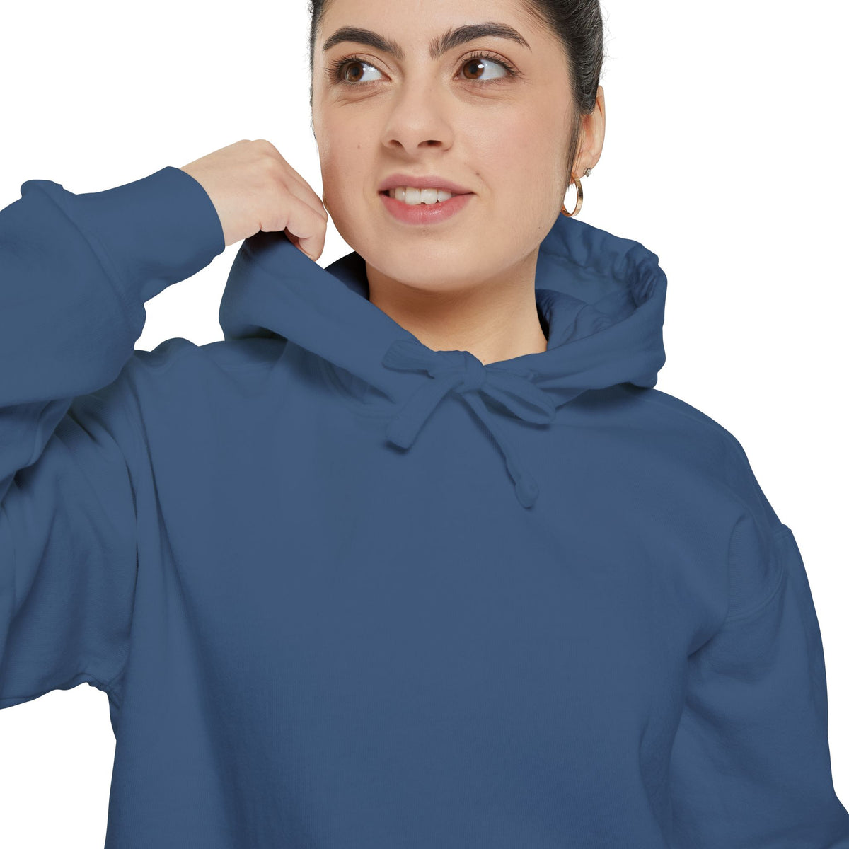 Libra Scale Illustration Hoodie | Vintage Zodiac Astrology Garment-Dyed Sweatshirt
