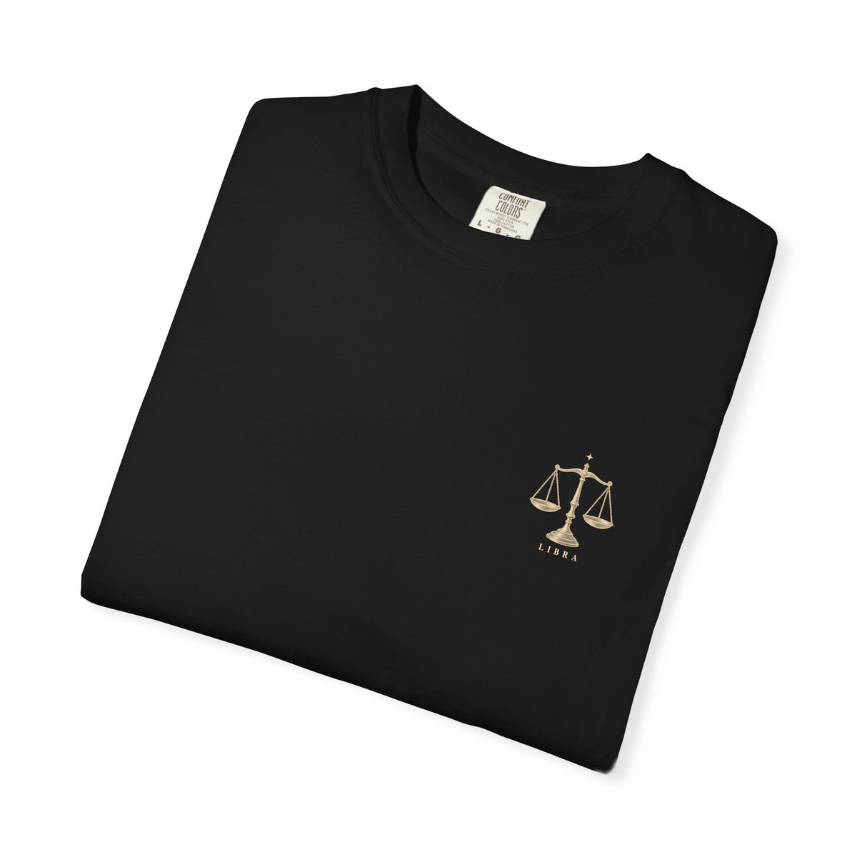 Libra Zodiac T-Shirt — Vintage Scales Astrology Tee