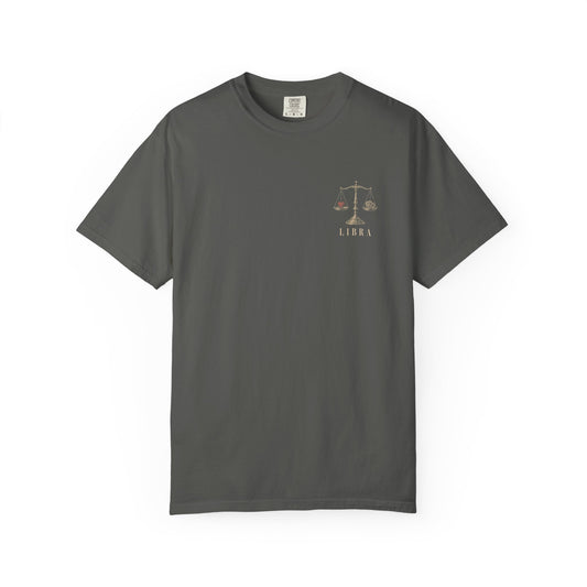 Libra Scale Illustration T-shirt | Zodiac Horoscope Astrological Tee