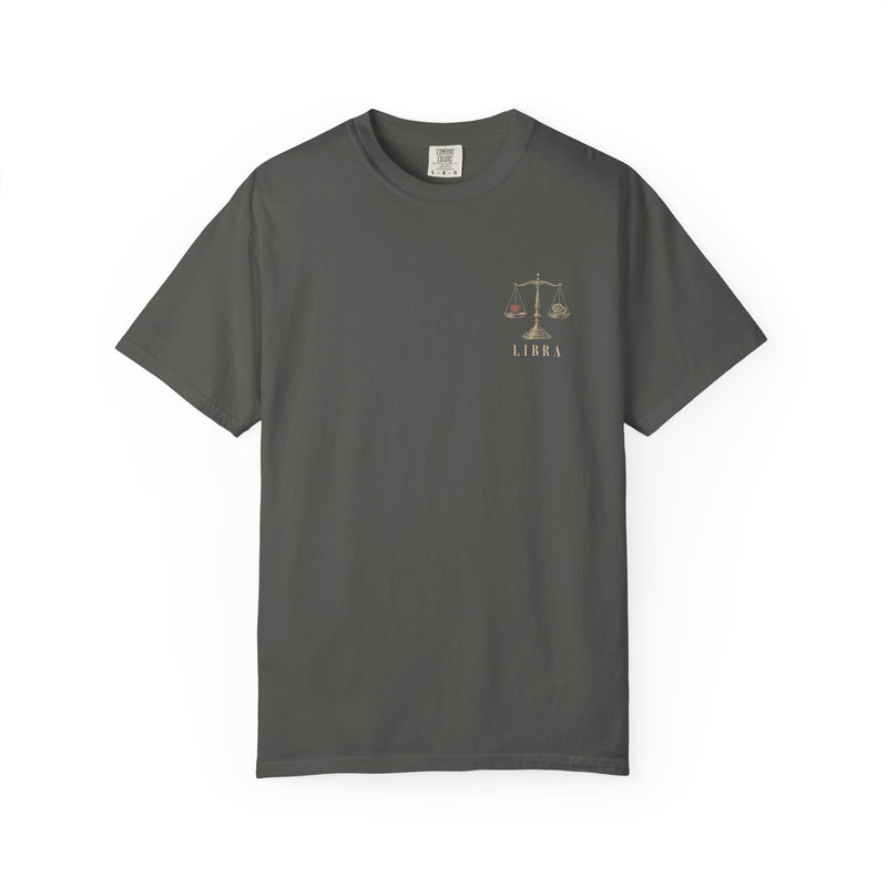 Libra Scale Illustration T-shirt | Zodiac Horoscope Astrological Tee